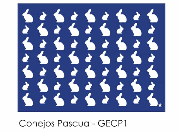 Plancha Conejos Pascua