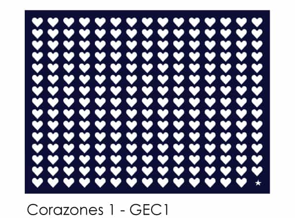 Plancha Corazones 1