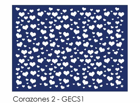 Plancha Corazones 2