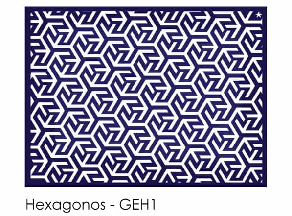 Plancha Hexágonos