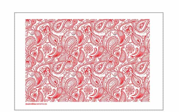 Arabescos Rojos - PTARBR1