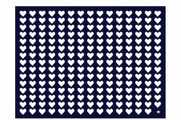 Plancha Corazones 1