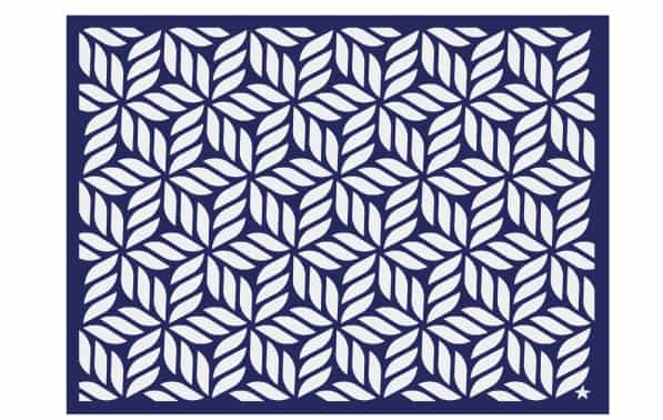 Plancha Flores Geométricas