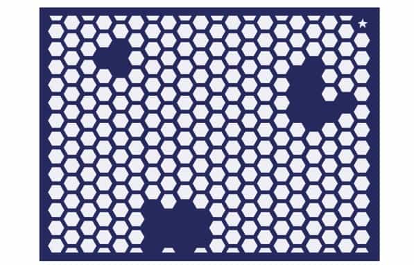 Plancha Hexágonos 2