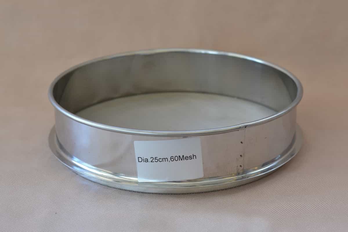 Tamiz # 60 de 25 cm