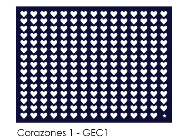 Plancha Corazones 1 - Imagen 1