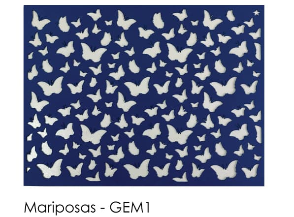 Plancha Mariposas - Imagen 1