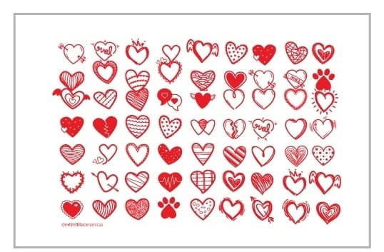 Corazones Rojos - PTCORR1 - Imagen 1