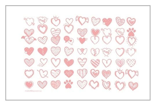 Corazones Rosas - PTCORRS1 - Imagen 1