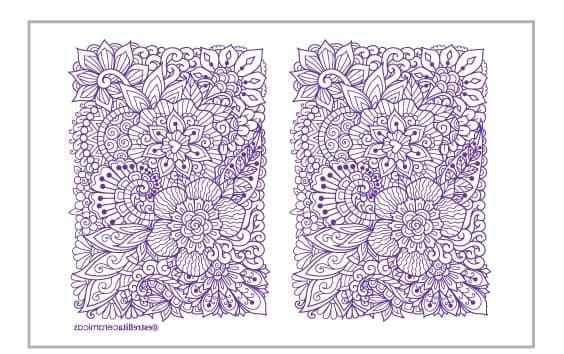 Duo Flores Violeta - PTDFLV1 - Imagen 1