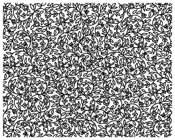 DSS0204 - Designer Silkscreen Floral Filigree - Imagen 1