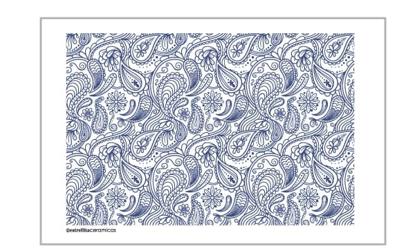 Arabescos Azul - PTARBA1 - Imagen 1