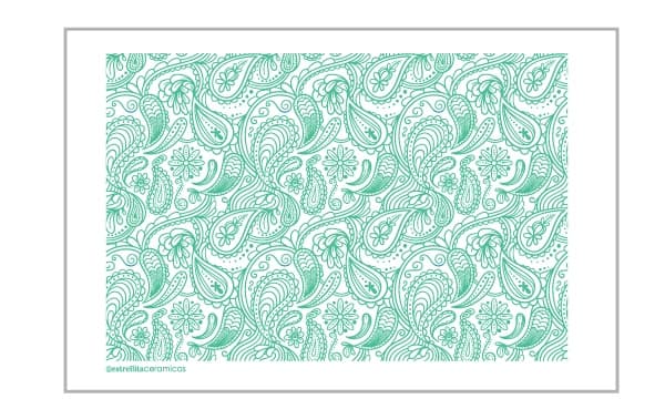 Arabescos Verde Manzana - PTARBVM1 - Imagen 1