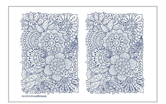 Duo Flores Azules - PTDFLA1 - Imagen 1