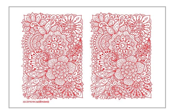 Duo Flores Rojas - PTDFLR1 - Imagen 1