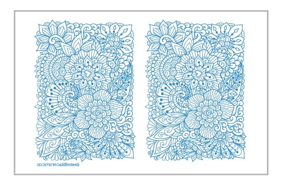Duo Flores Turquesas - PTDFLT1 - Imagen 1