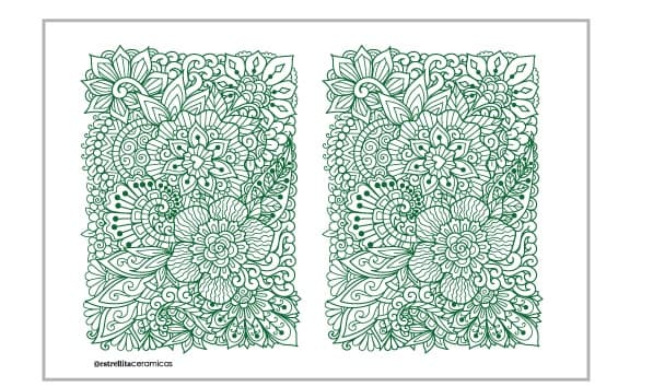 Duos Florales Verdes - PTDFLVD1 - Imagen 1