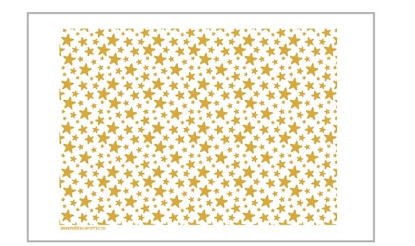 Estrellas Navidad Amarillo Dorado - PTENVAD1 - Imagen 1