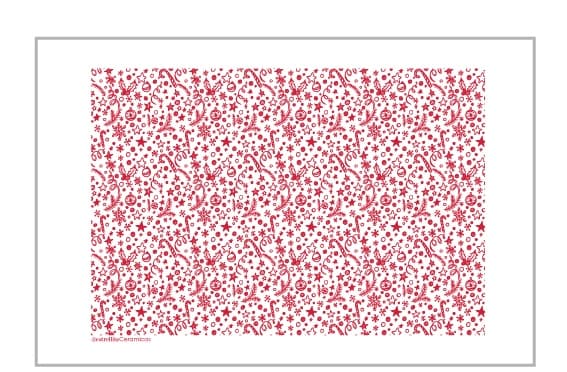 Navidad HandMade Rojo - PTNVHR1 - Imagen 1