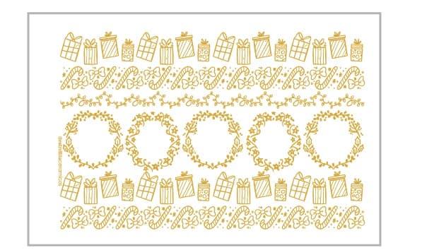 Regalos Navidad Amarillo Dorado - PTRNVAD1 - Imagen 1
