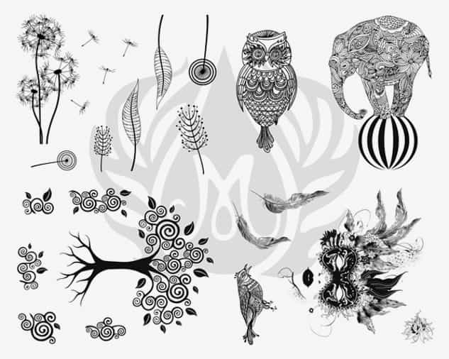 DSS0116 - Designer Silkscreen Stylized Designs