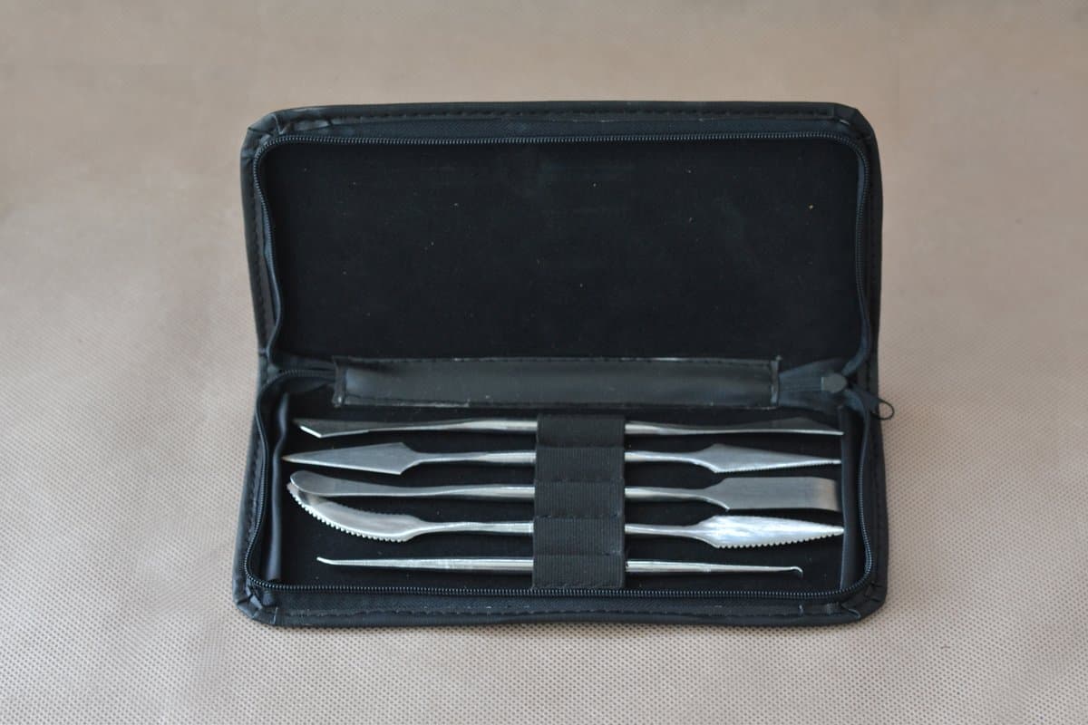 Juego de estecas de metal con Estuche (162) - Imagen 2